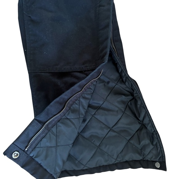 Carhartt Women's Relaxed Fit Washed Duck Insulated Bib Overall Med (8-10) SHORT - Picture 5 of 9